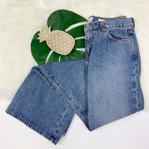 Calvin Klein Jeans Women's 7 Vintage Low Rise Flare Jeans Medium Wash Denim EUC!